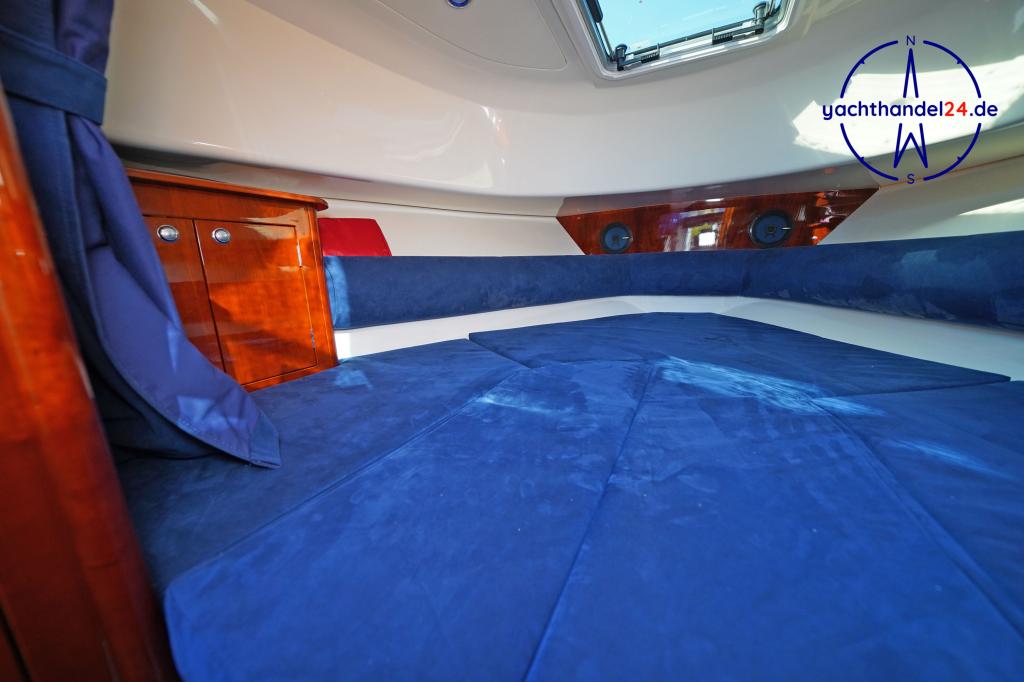 Deck der Aquador 28 C Baujahr 2007, 8.5 Meter lang, Zustand: sehr gut