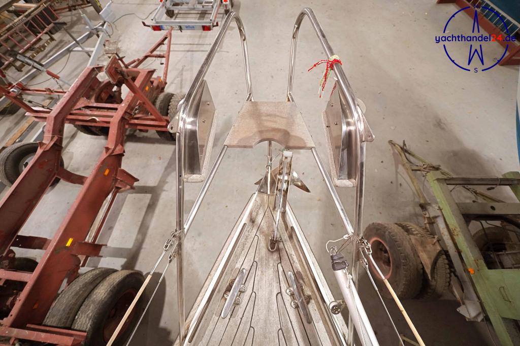 Detailansicht der Henningsen & Steckmest Scalar 28 Baujahr 1974, 8.6 Meter lang, Zustand: sehr gut Detailansicht der Henningsen & Steckmest Scalar 28 Baujahr 1974, 8.6 Meter lang, Zustand: sehr gut