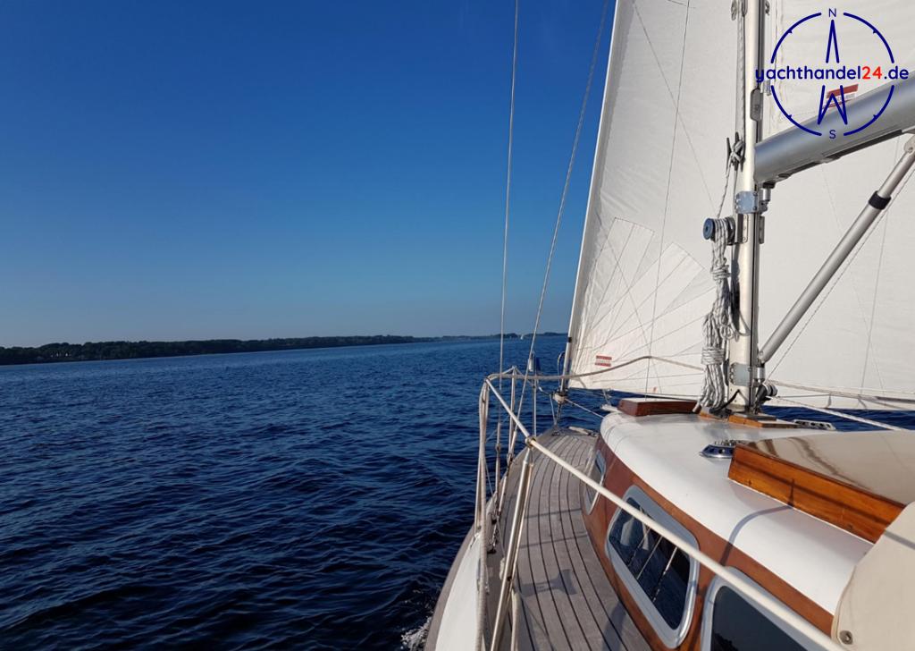 Deck der Henningsen &amp; Steckmest Scalar 28 Baujahr 1974, 8.6 Meter lang, Zustand: sehr gut