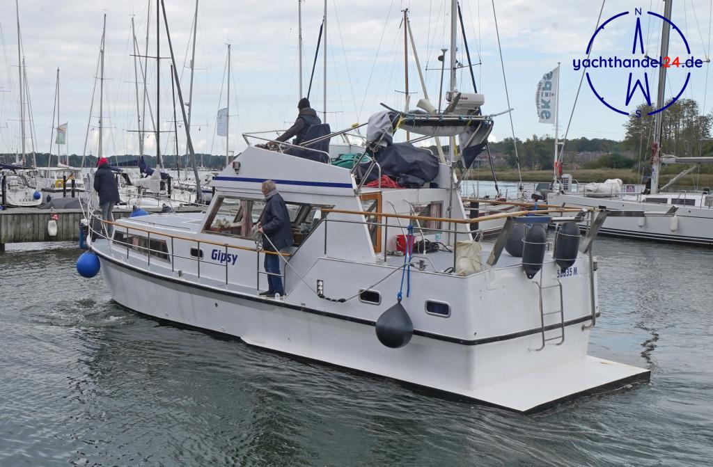 Außenansicht der Unbekannter Hersteller Stahl Trawler Baujahr 1991, 11.5 Meter lang, Zustand: gut