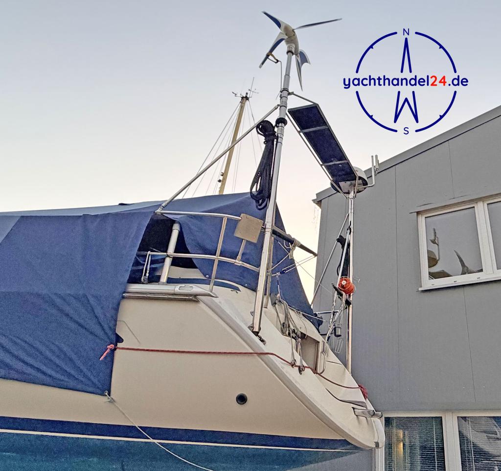 Detailansicht der Bavaria 36 Baujahr 2002, 11.4 Meter lang, Zustand: gut