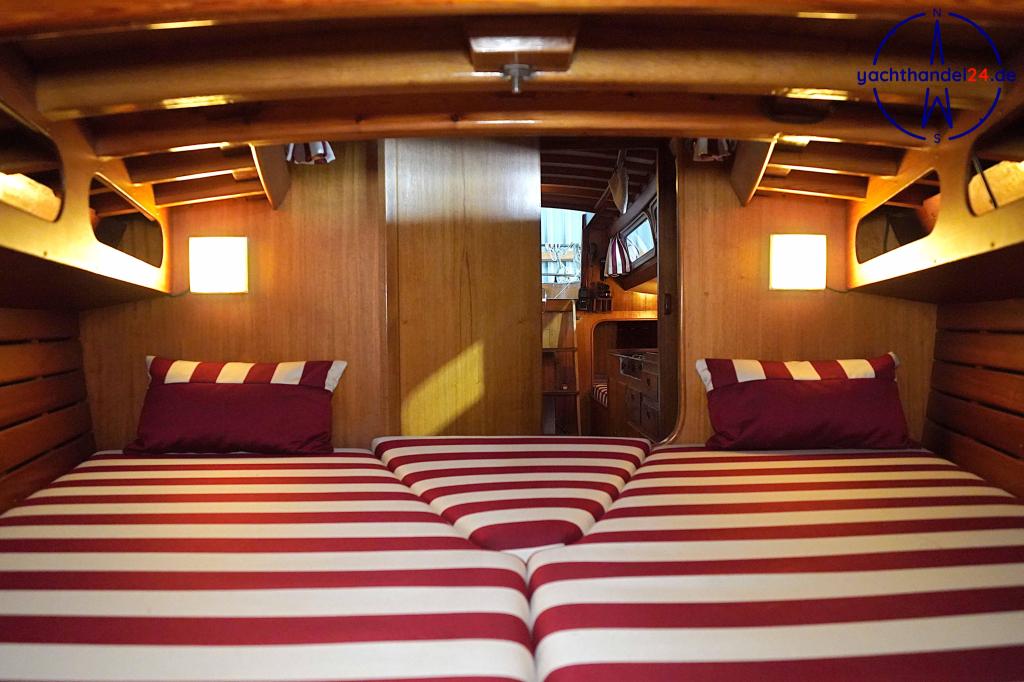 Kajüte der Henningsen &amp; Steckmest Scalar 28 Baujahr 1974, 8.6 Meter lang, Zustand: sehr gut