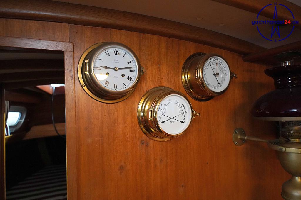 Außenansicht der Henningsen &amp; Steckmest Scalar 28 Baujahr 1974, 8.6 Meter lang, Zustand: sehr gut