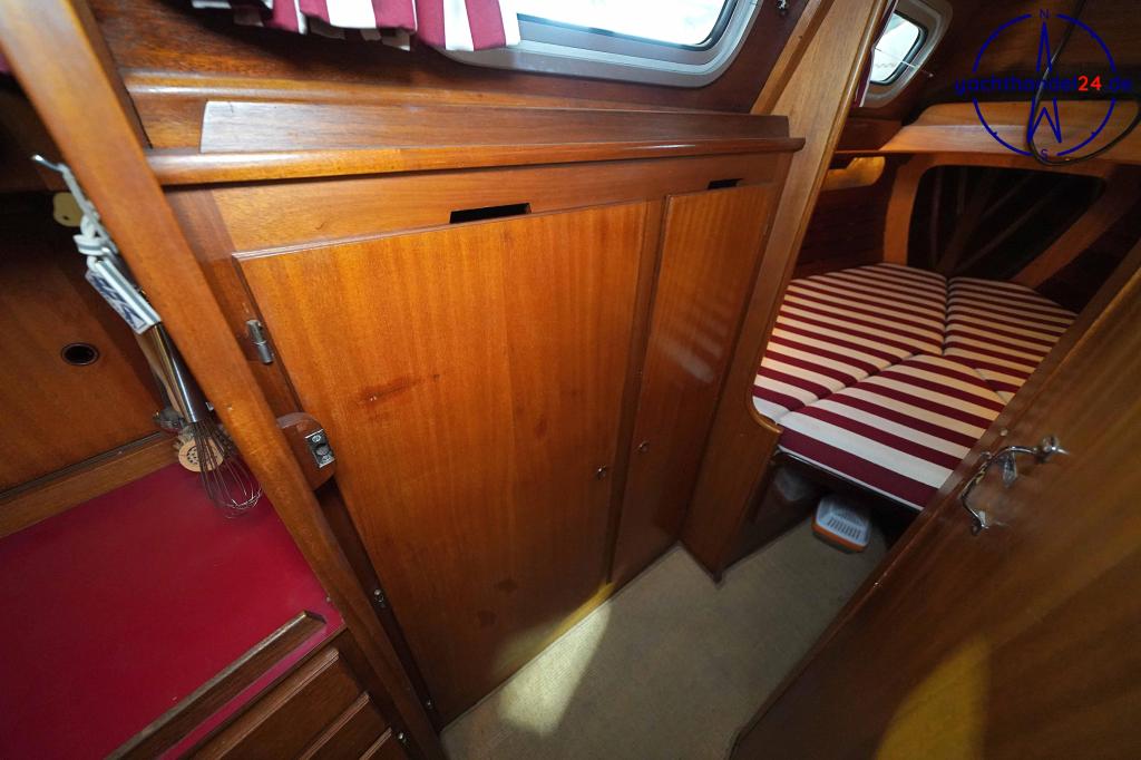 Detailansicht der Henningsen &amp; Steckmest Scalar 28 Baujahr 1974, 8.6 Meter lang, Zustand: sehr gut