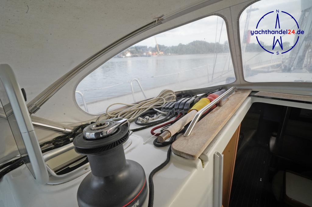 Motorraum der Jeanneau Sun Odyssey 36i Performance Baujahr 2007, 10.94 Meter lang, Zustand: sehr gut