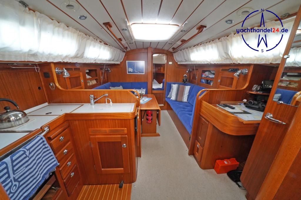 Deck der Hallberg-Rassy HR 342 Baujahr 2007, 10.32 Meter lang, Zustand: sehr gut