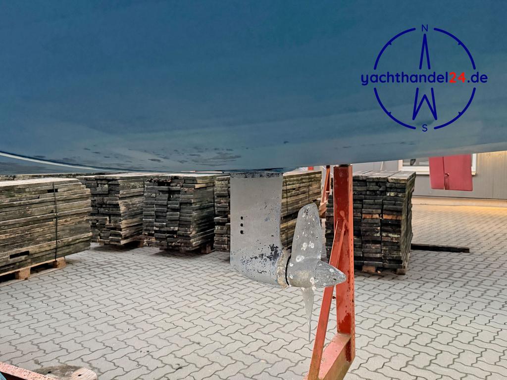 Außenansicht der Bavaria 36 Baujahr 2002, 11.4 Meter lang, Zustand: gut