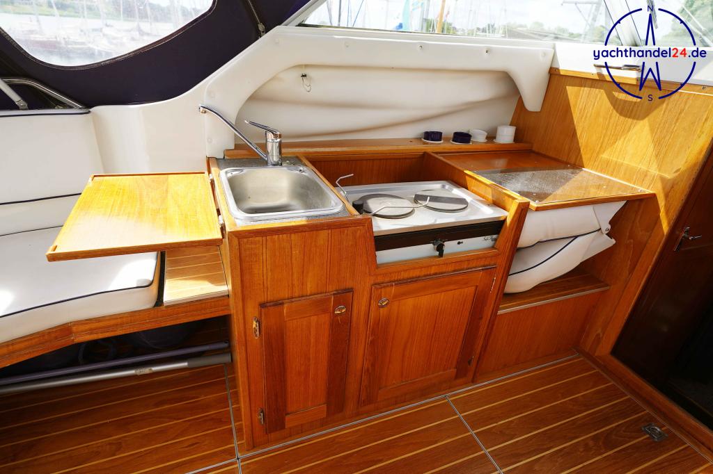 Cockpit der Scandboats Scand 25 Classic Baujahr 2004, 7.62 Meter lang, Zustand: sehr gut Cockpit der Scandboats Scand 25 Classic Baujahr 2004, 7.62 Meter lang, Zustand: sehr gut
