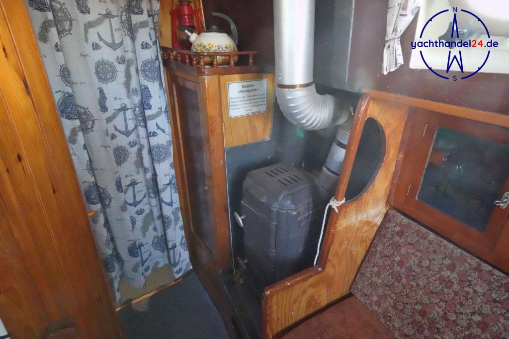 Innenansicht der Unbekannter Hersteller pommersche Schlup Baujahr 1984, 13.5 Meter lang, Zustand: gut