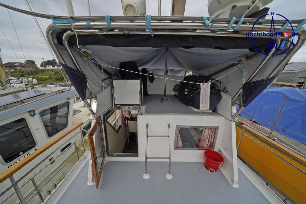 Kajüte der Unbekannter Hersteller Stahl Trawler Baujahr 1991, 11.5 Meter lang, Zustand: gut